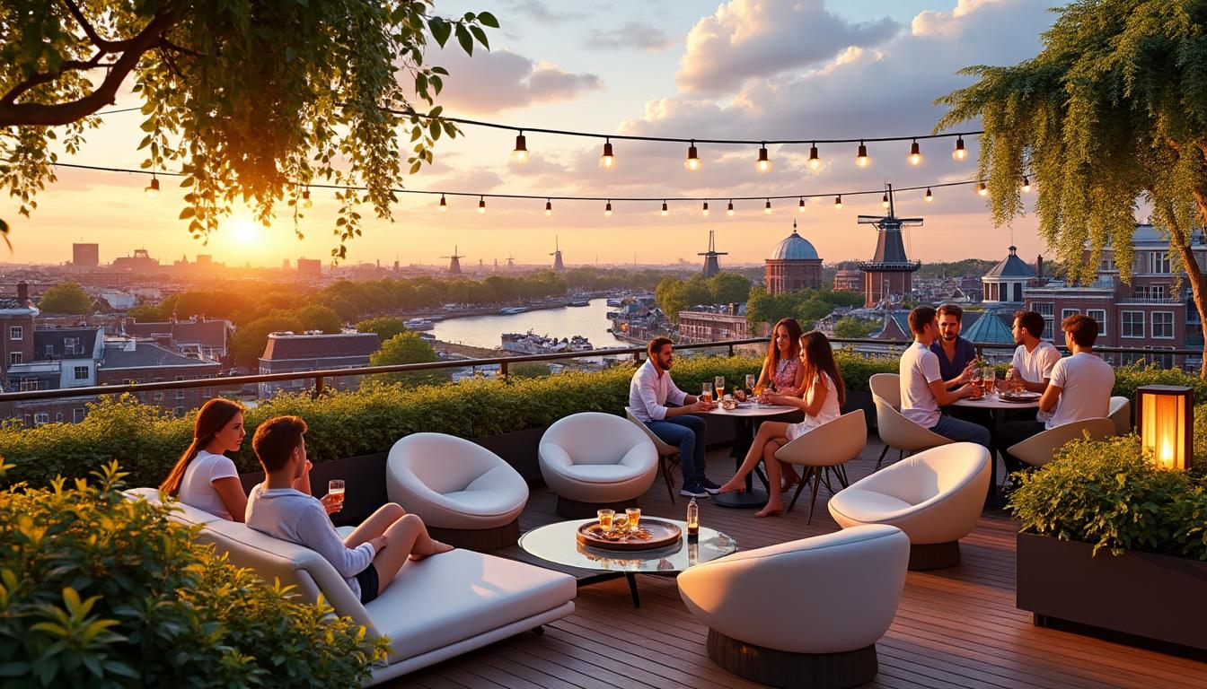 découvrez les meilleurs rooftops à amsterdam offrant des terrasses avec vue panoramique exceptionnelle pour des moments inoubliables.