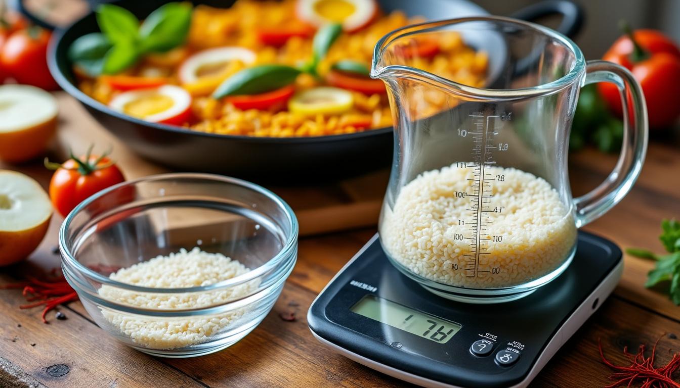 découvrez la quantité exacte d'eau nécessaire pour cuire 1 kg de riz à paella avec notre guide précis, pour une paella parfaite à chaque fois.