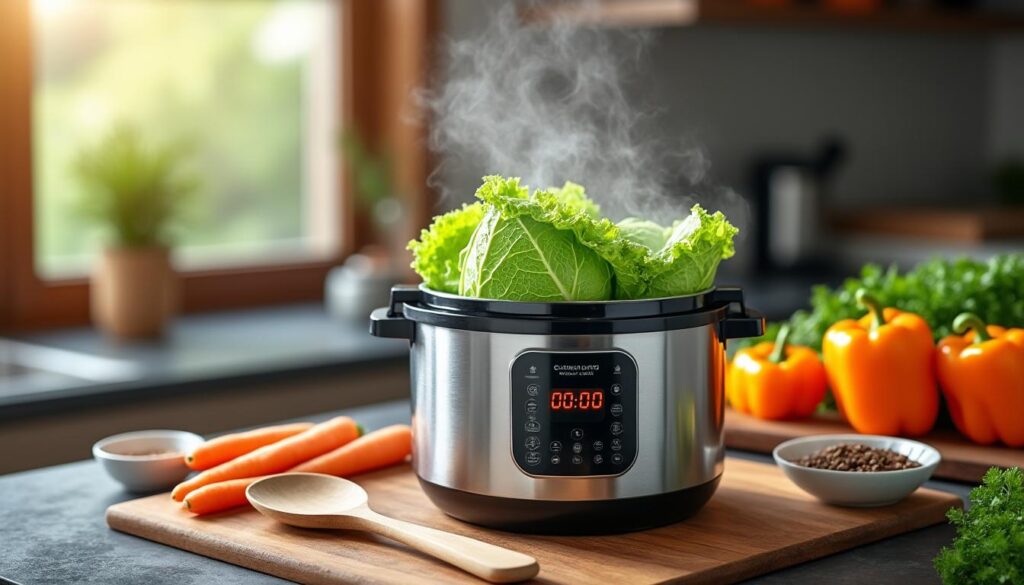 découvrez comment cuire le chou vert rapidement en cocotte minute avec nos conseils pratiques et les temps de cuisson idéaux pour un résultat parfait.
