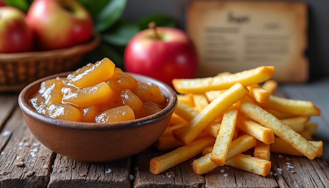 découvrez notre recette facile et rapide pour préparer une sauce pomme frite maison délicieuse, parfaite pour accompagner vos frites maison.