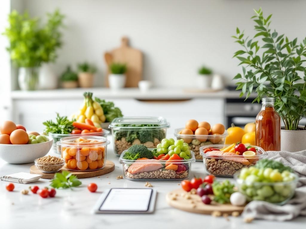 Menu de la semaine sain et équilibré