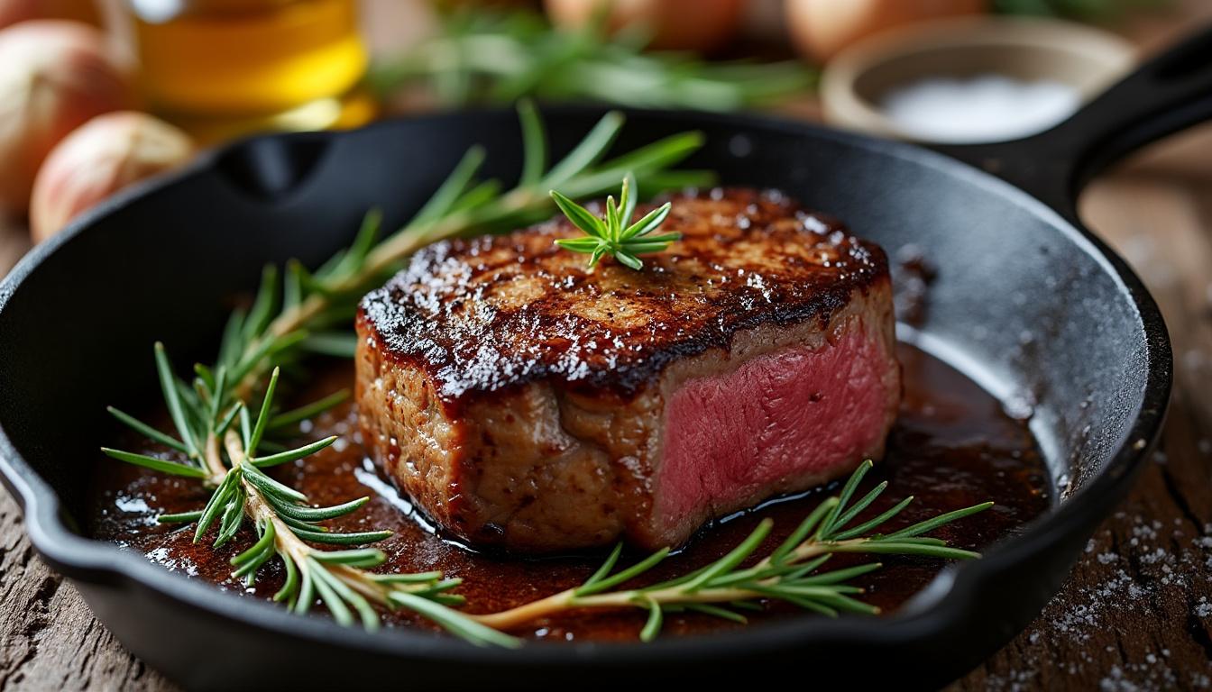 découvrez notre recette facile pour un filet mignon à la poêle, avec des astuces pour une cuisson parfaite et un goût savoureux à chaque fois.