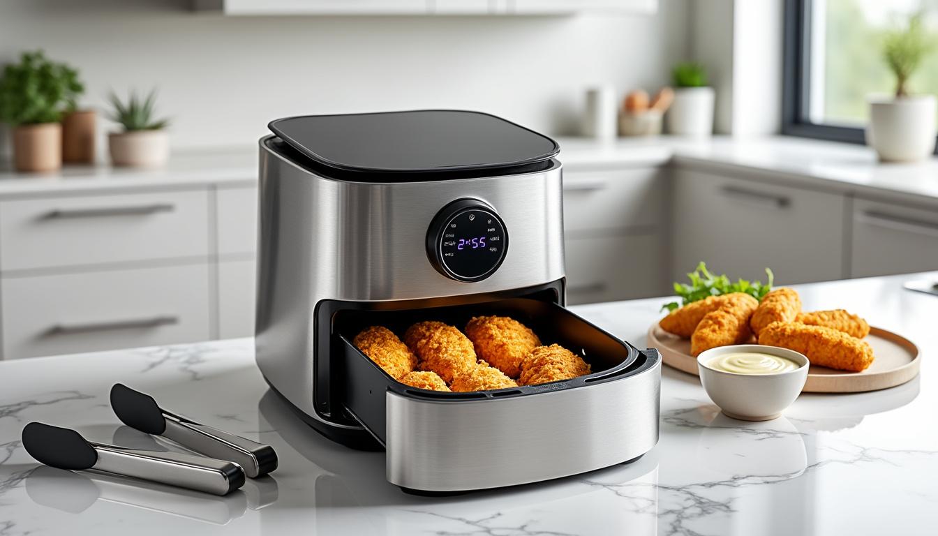 découvrez comment réchauffer votre cordon bleu au air fryer rapidement et efficacement avec notre guide simple et pratique.