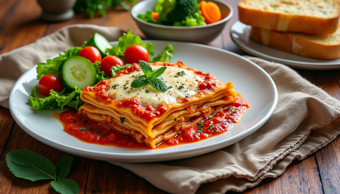 découvrez des idées simples et savoureuses d'accompagnements pour lasagnes, parfaites pour un repas équilibré et gourmand. inspirez-vous de nos recettes faciles à réaliser.