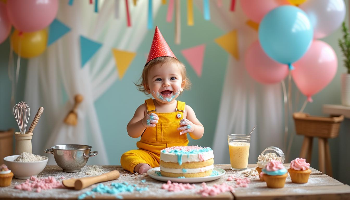 découvrez nos idées créatives, recettes savoureuses et conseils pratiques pour réussir votre cake smash et immortaliser ce moment unique en toute gourmandise.