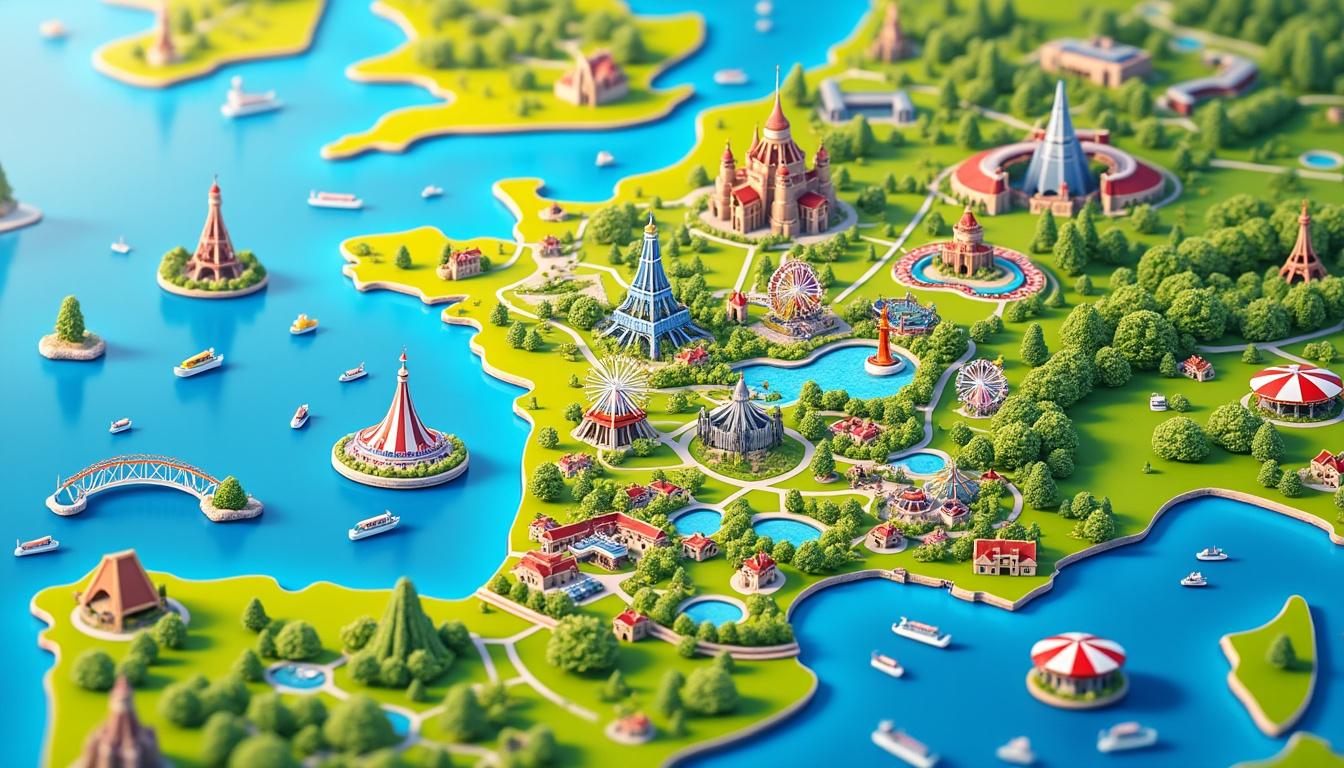 découvrez la carte interactive des parcs d’attractions en france en 2025. guide complet pour planifier vos visites, avec infos pratiques, nouveautés et conseils pour toute la famille.