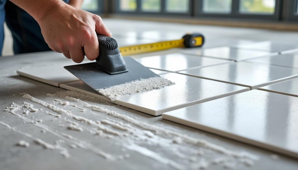 découvrez nos conseils pratiques pour une pose optimale de carrelage avec une épaisseur de colle de 2 cm, garantissant solidité et durabilité.