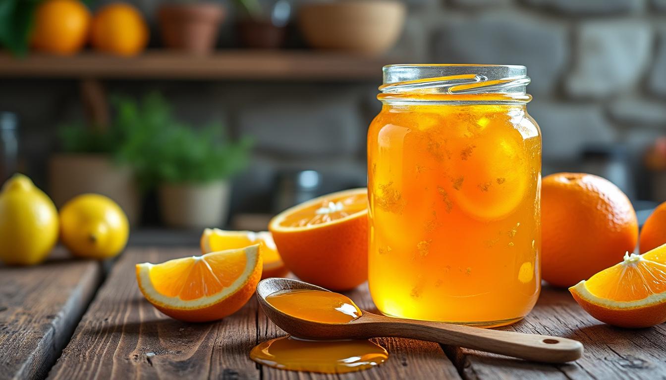 découvrez notre recette maison facile et rapide de confiture orange citron avec écorce, pour un délicieux goût acidulé et une texture parfaite à tartiner.