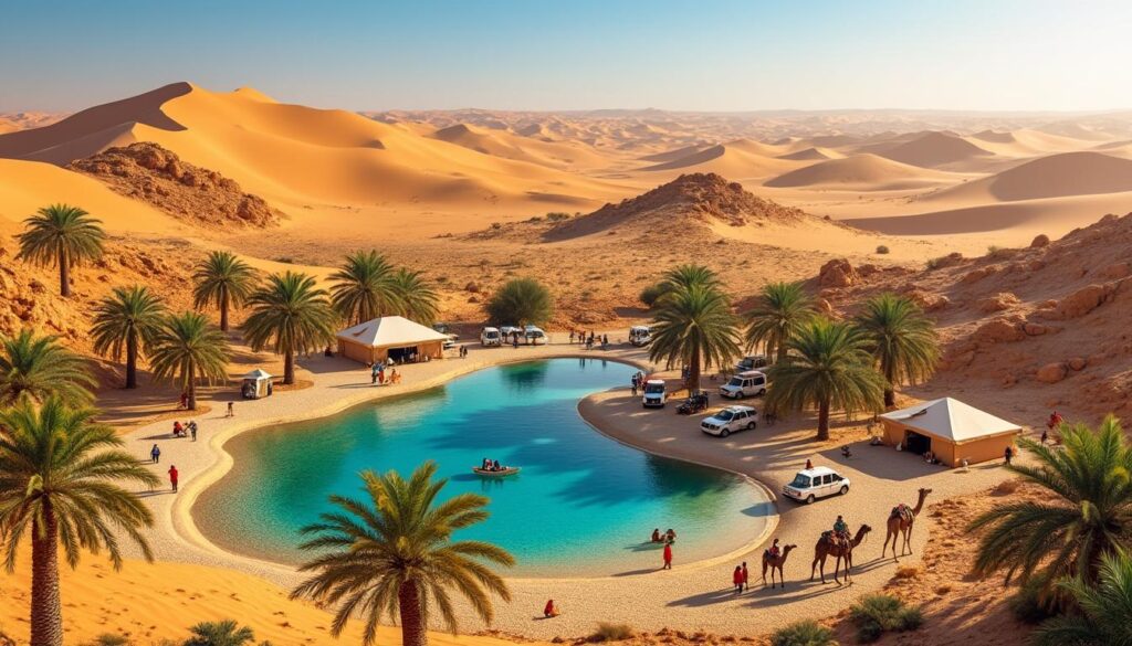 découvrez ksar ghilane en tunisie, une oasis unique avec une source chaude naturelle et une gamme d'activités passionnantes au cœur du désert.