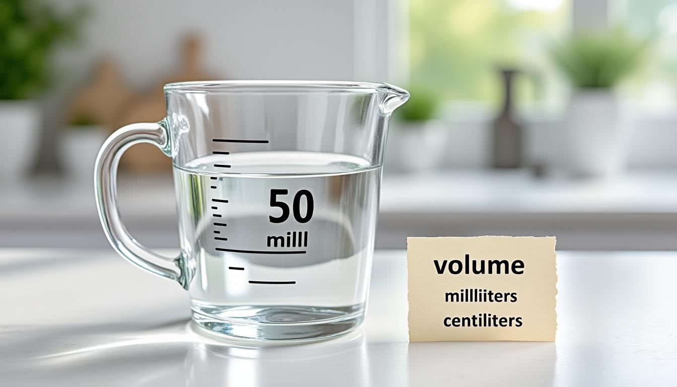 découvrez comment convertir facilement 50 ml en cl avec nos astuces simples et rapides à retenir. maîtrisez les conversions de volume en un rien de temps !