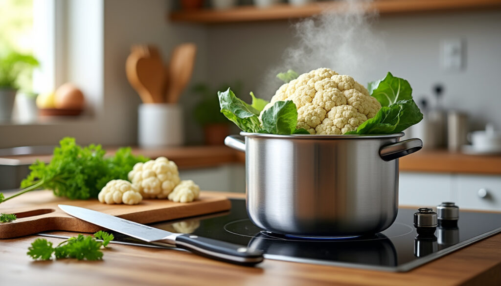 découvrez comment cuire le chou-fleur à la cocotte minute avec des temps précis et des astuces simples pour une cuisson rapide et savoureuse.