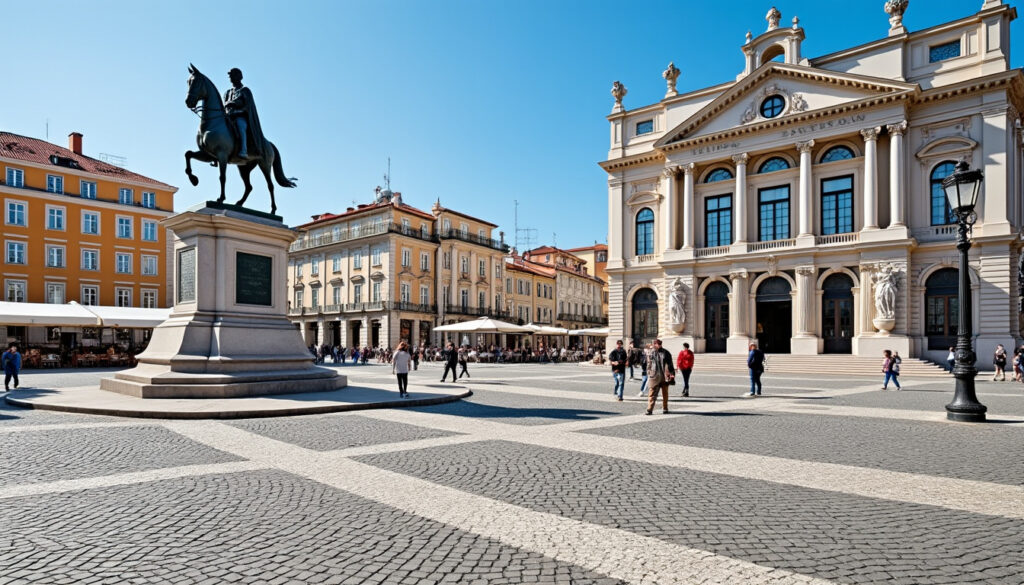 découvrez la praça dom pedro iv à lisbonne, son histoire fascinante, ses monuments incontournables et les meilleures conseils pour une visite mémorable au cœur de la capitale portugaise.