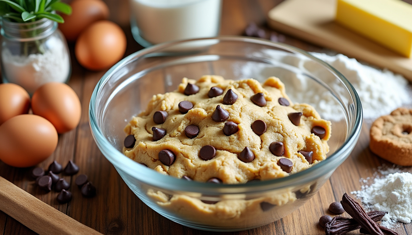 découvrez notre recette facile et rapide de cookie dough, une pâte à croquer délicieuse à savourer sans cuisson. parfaite pour les envies gourmandes en un rien de temps !