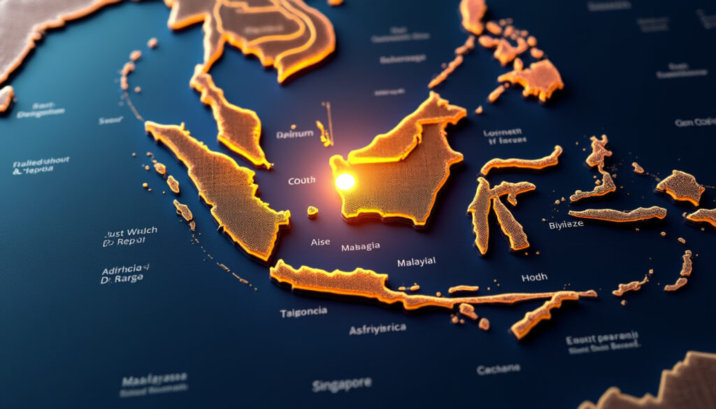découvrez la carte du monde centrée sur singapour avec sa localisation précise et des informations clés sur cette ville-état dynamique.