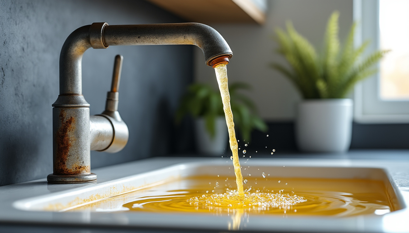 découvrez les causes principales de l'eau jaune au robinet et les solutions efficaces pour retrouver une eau claire et saine dans votre maison.