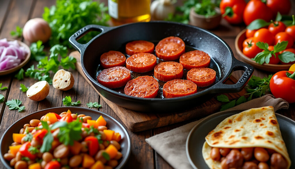 découvrez nos recettes faciles et gourmandes à base de chorizo pour des plats savoureux à tester rapidement.