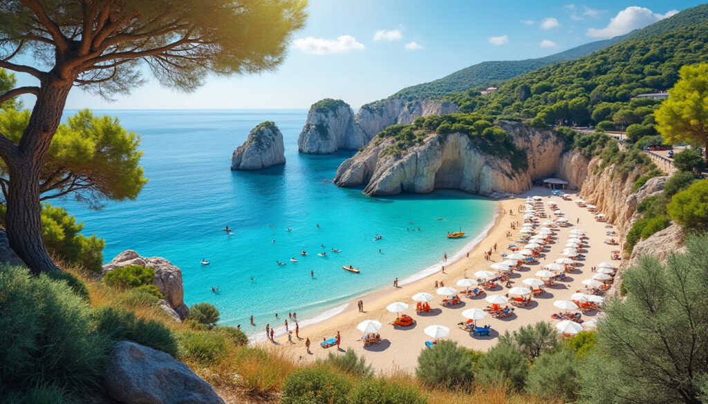 découvrez la plage de la baie des nations à saint-cyr-sur-mer : guide complet pour y accéder facilement et profitez des nombreuses activités nautiques et loisirs en famille.