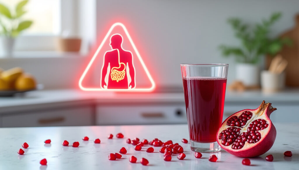 découvrez les effets secondaires potentiels du jus de grenade et les précautions à prendre pour une consommation sûre et bénéfique pour votre santé.