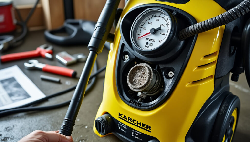 découvrez pourquoi votre karcher tourne sans monter en pression et apprenez les causes possibles ainsi que les solutions efficaces pour réparer votre appareil.