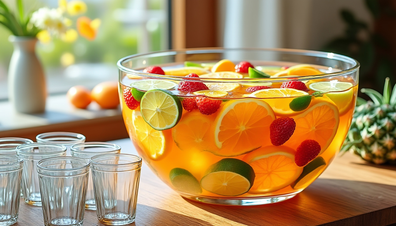 découvrez notre guide facile et précis pour préparer un punch délicieux pour 40 personnes, avec les quantités exactes pour réussir votre événement sans stress.