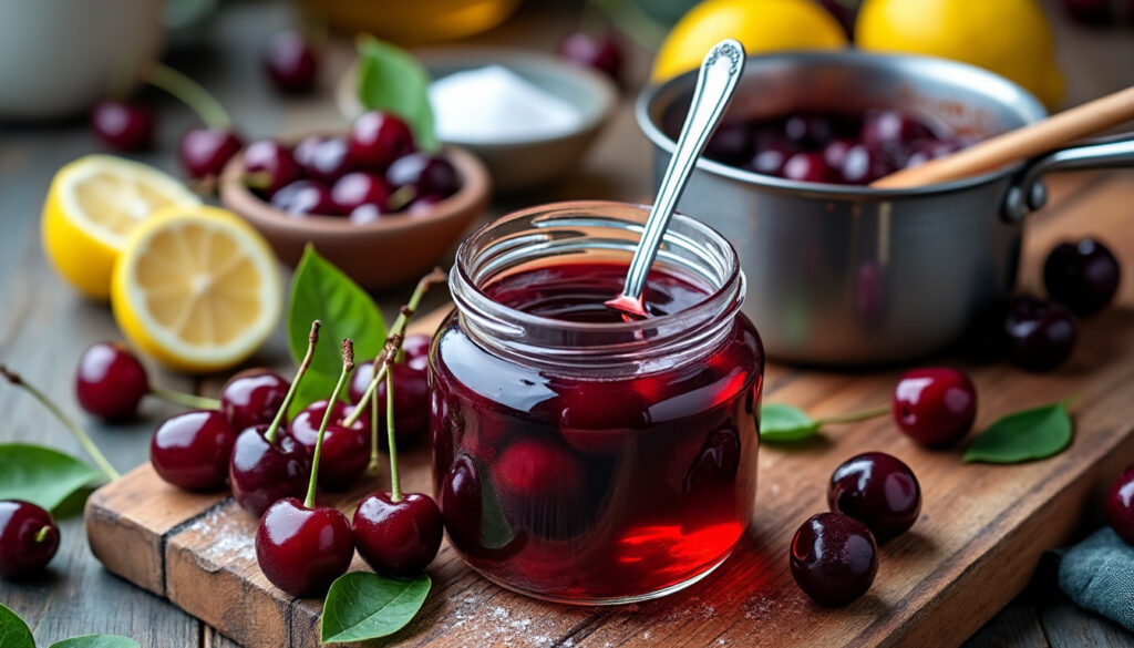 découvrez une recette simple et rapide pour préparer des cerises amarena maison délicieuses. apprenez à faire vos propres cerises amarena sucrées, parfaites pour accompagner desserts et boissons.