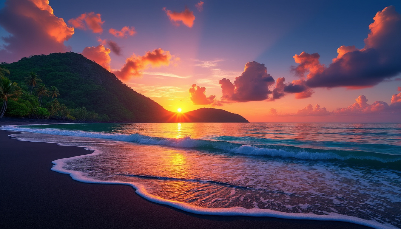 découvrez à quelle heure tombe la nuit en martinique selon la saison et consultez les horaires du coucher du soleil pour organiser vos sorties.