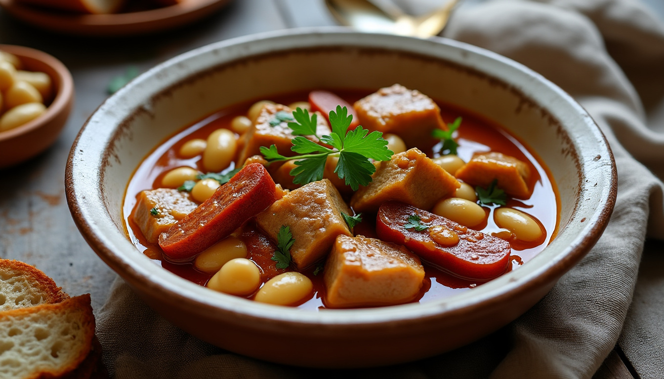 découvrez les tripas à moda do porto, une recette traditionnelle portugaise simple et généreuse, mijotée avec des haricots blancs et des saucisses.